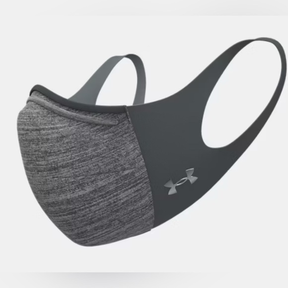 NEW Under Armour Sports Face Mask Featherweight -‎ Gray Silver Size S / M - Picture 1 of 3